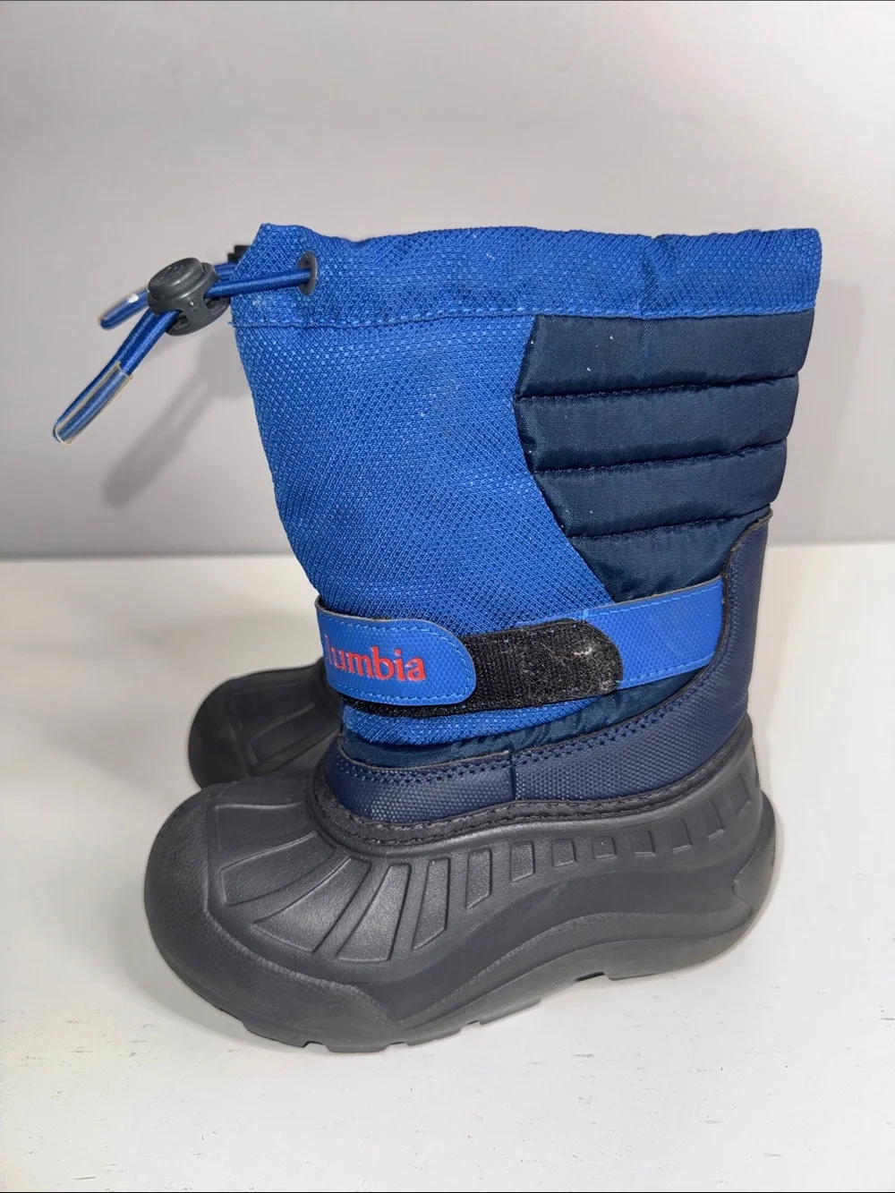 Columbia Powderbug Snowlite 400g Kids Snow Boots Blue Black Size 11